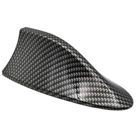 Gxcdizx Carbon Fiber Car Shark Fin Roof Antenna Aerial FM/AM Radio Signal Trim Universal Decor