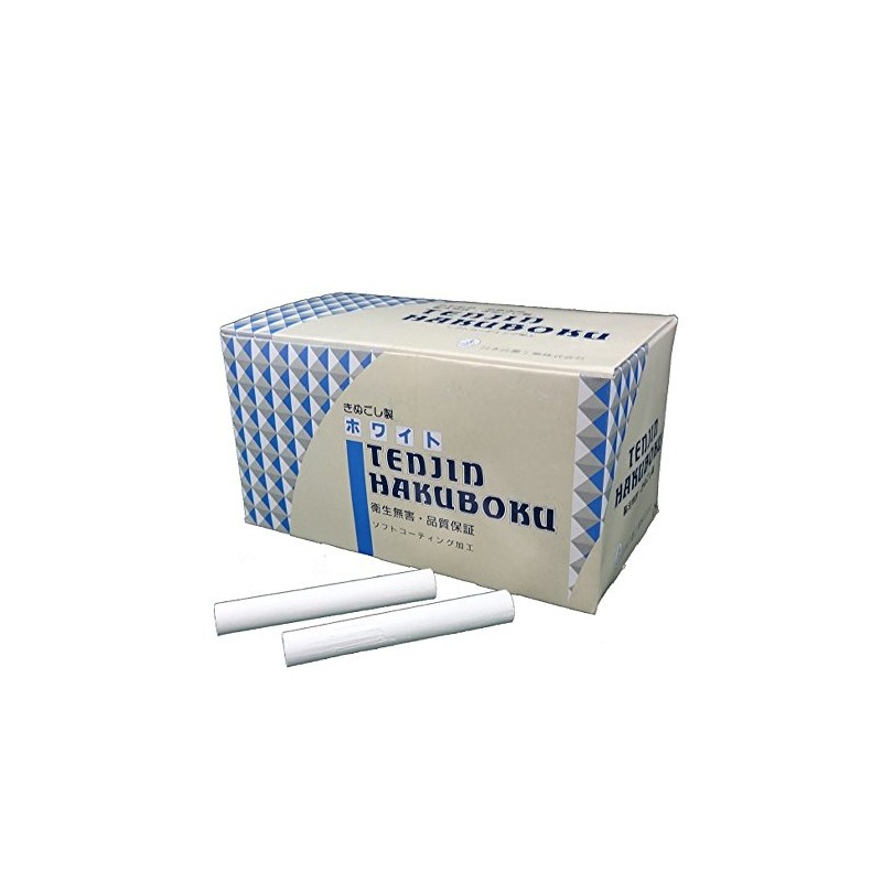 Japan chalk industrial Tenjin mark choke 100 pieces white