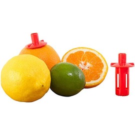Kitchen + Home Citrus Tap – Portable Lemon Lime Juicer Spout, Orange Citrus Sipper and Jalapeño Corer – 9 Pack
