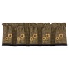 Park Designs Sunflower Check Lined Valance, 60 x 14