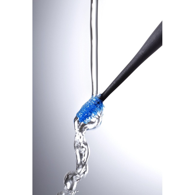 G-2192 Spiral Rubber Earpick Black