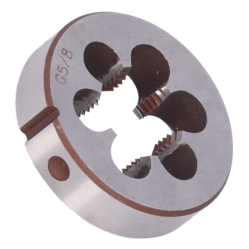 G5/8in Round Threading Die Alloy Steel Cylindrical Pipe Thread Repair