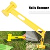 MAGT Hammer, Portable Plastic Ground Nails Hammer Lightweight Tent Peg