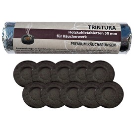 Incense Charcoal for Smoking 50 mm Self-Igniting Charcoal Tablets Suitable for Incense and Incense Burners