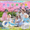 Panacare Upgraded Portable Bubble Machine, Automatic Bubble Blower, Can Produce