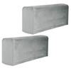 Garneck 2Pcs Armrest Covers Anti-Slip Sofa Arm Cover Slipcover Universal