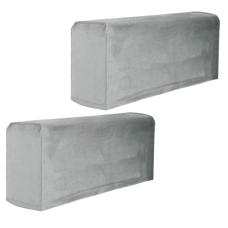 Garneck 2Pcs Armrest Covers Anti-Slip Sofa Arm Cover Slipcover Universal