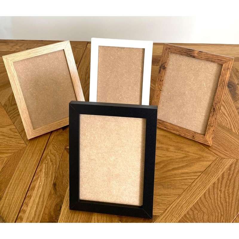Aryllis 6x4 Photo Frame, Oak, U.K. Manufactured, Free Standing and
