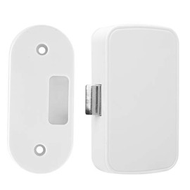 FILFEEL Cerradura Inteligente para Gabinete - Cerradura Oculta para Cajón sin Perforaciones - Desbloqueo de Aplicación Bluetooth Cerradura sin Llave para Archivadores Cajones Armarios Librerías