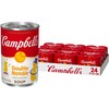 Campbell’s Condensed Kids Double Noodle Soup, 10.5 oz Can (24