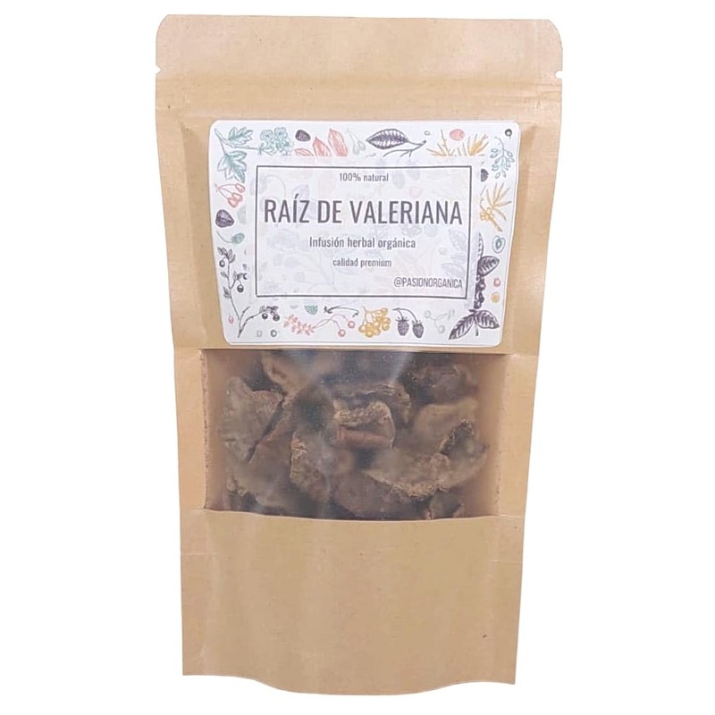 Pasión Orgánica - RAÍZ DE VALERIANA Té Infusión Orgánica deshidratada