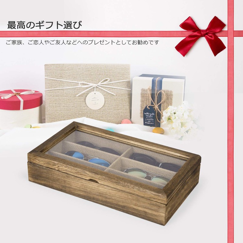 SRIWATANA Sunglasses Storage Case, Glasses Storage Box, Collection Case, Jewelry