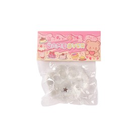 Taba Squishy Cat Paw Squeeze Toys,Sensory Fidget Toy for Your Best Mellow and Chill,Party Favors, Birthday Gift, Squishy Toys for Adults (Transparent)