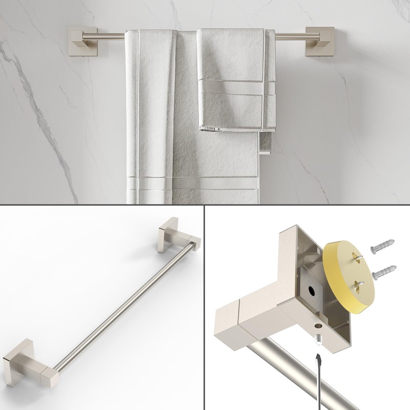 RUACQ 3 Pieces Bathroom Hardware Set, SUS 304 Stainless Steel