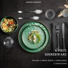 HaWare Dinnerware Sets, 6-Piece Plates and Bowls Set, Stoneware Dish
