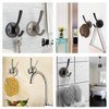 Coat Hooks Heavy Duty ZUONAI 2 Pack Towel Hooks for