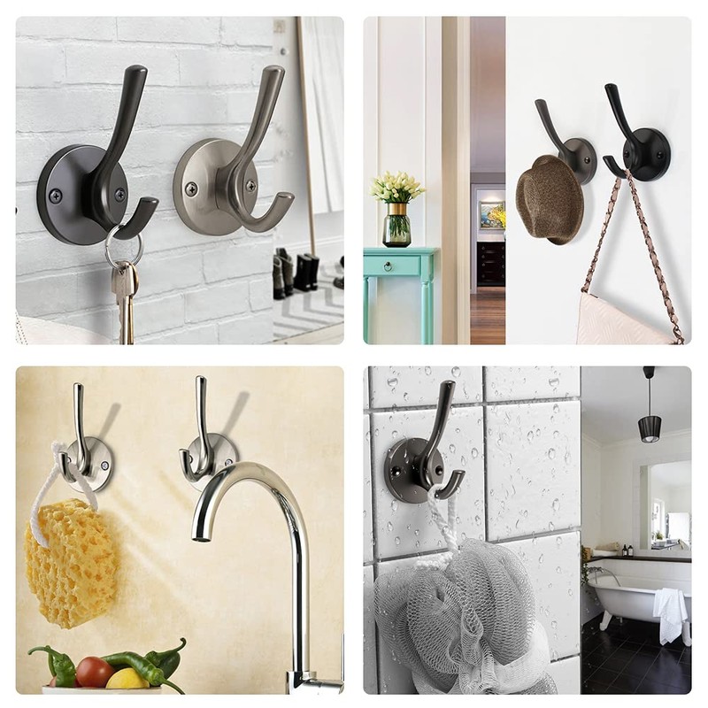 Coat Hooks Heavy Duty ZUONAI 2 Pack Towel Hooks for