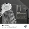 KLUDI -X3 Universal Shower Head Water-Saving Option Shower Head with