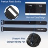 Pack of 12 Reusable Velcro Cable Ties, 2.5 cm x