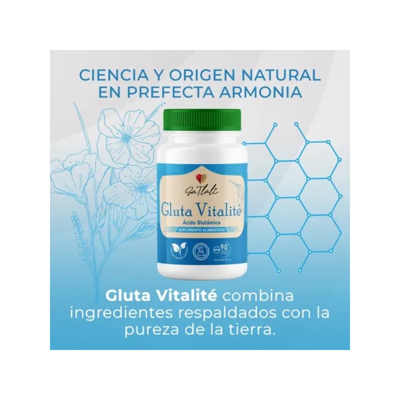 cido Glutmico Gluta Vitalit Ga Tlali 90 Cpsulas Apoyo a
