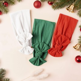 Jesries 22 PCS Baby Headbands Soft Nylon Hairbands with Bows Girls Hair Accessories for Newborn Infant Toddler Kids Handmade