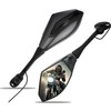 LKV Motorcycle Mirrors with Turn Signal LED Adjustment Replacement for
