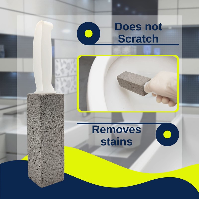 PUMIE PUMIE Toilet Bowl Ring Remover, 1-Pack Pumice Stone Tough