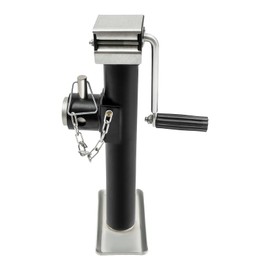 FiueStur 1 Ton Heavy Duty Trailer Jack 10 Inch Lift Height Hand Crank Trailer Jack Stable Support for Car RV Truck Camper Emergency Repair