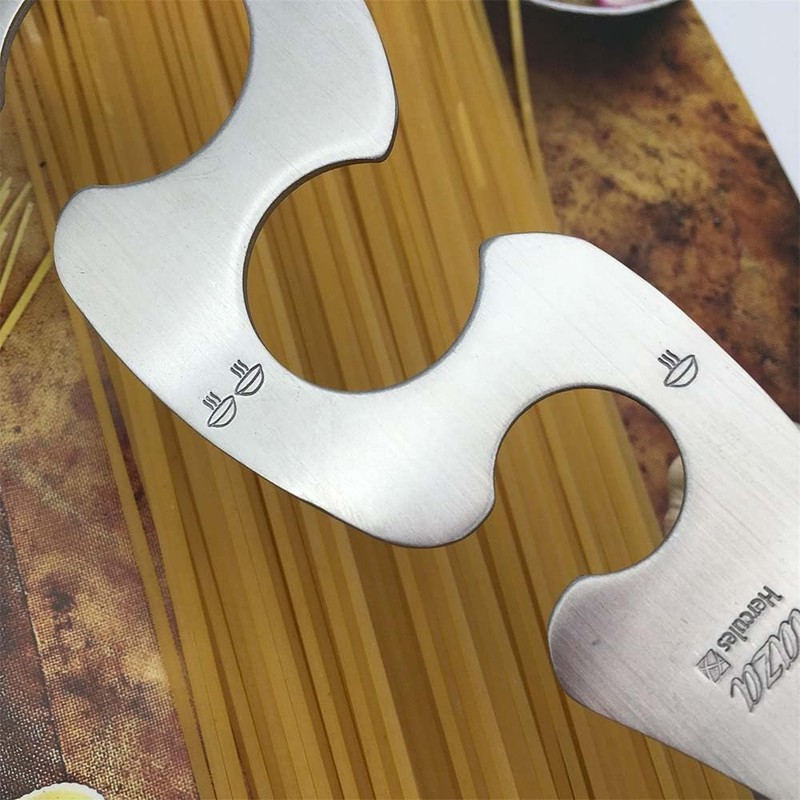 Spaghetti Noodle Pasta Measurer Tool S-Shaped Spaghetti Ruler Stainless Steel