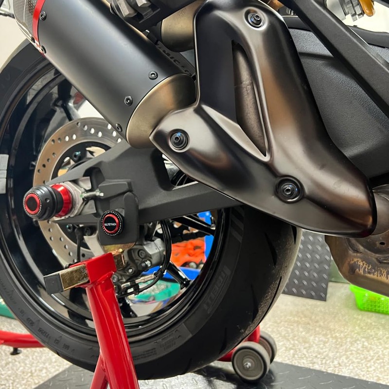 Mokiton Motorcycle M8 Swingarm Spools Slider Compatible With Ducati Multistrada