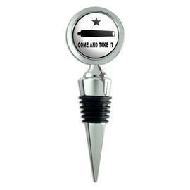 Come and Take It Texas Flag Revolt Wine Bottle Stopper