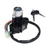 Feiteplus Interruptor de encendido para motocicleta con 2 llaves de