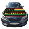 Juneteenth Flag for Car Hood Cover 4X5Ft Car Flag for