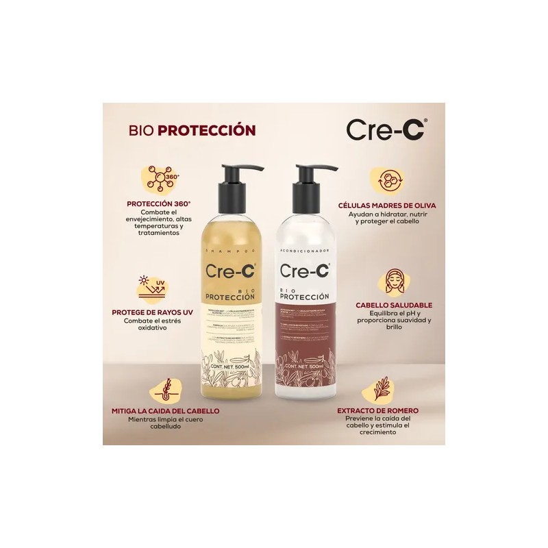 Kit Anticaída Bio Proteccion Cre-c Shampoo + Acondicionador