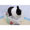 RUBYHOME Large Rabbit Litter Box 14" x 9.4" Bunny Toilet