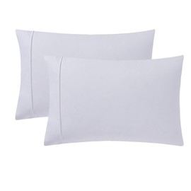 King Size Flannel Pillowcases Set of 2 - Ultra Soft Flannel Pillowcases Set Cozy & Breathable Pillow Cases King Size Set of 2 - Heavyweight & Durable, King, White