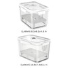 Toyosport 2 Pcs Airtight Bread Box, Bread Storage Container, Bread
