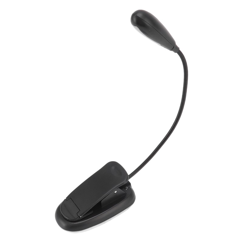 Clip On Light Black 9 Level 7 Lamps Foldable Flexible