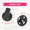 Pleoos Lgnition Key Knob Push Turn Switch & Insert Set