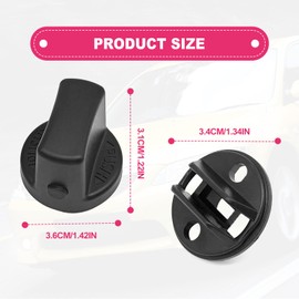 Pleoos Lgnition Key Knob Push Turn Switch & Insert Set Compatible with Mitsubishi Lancer 2008-2017 Outlander 2007-2013 4408A167 4408A031-keyless Start Ignition Button