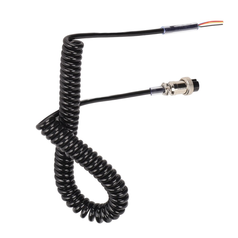 Radio Microphone Cable Replacement Female Hand Mic Cord with Prewired