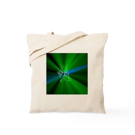 CafePress Green Fluorescent Protein Tote Bag Reusable Natural Beige Canvas Shopping Bag