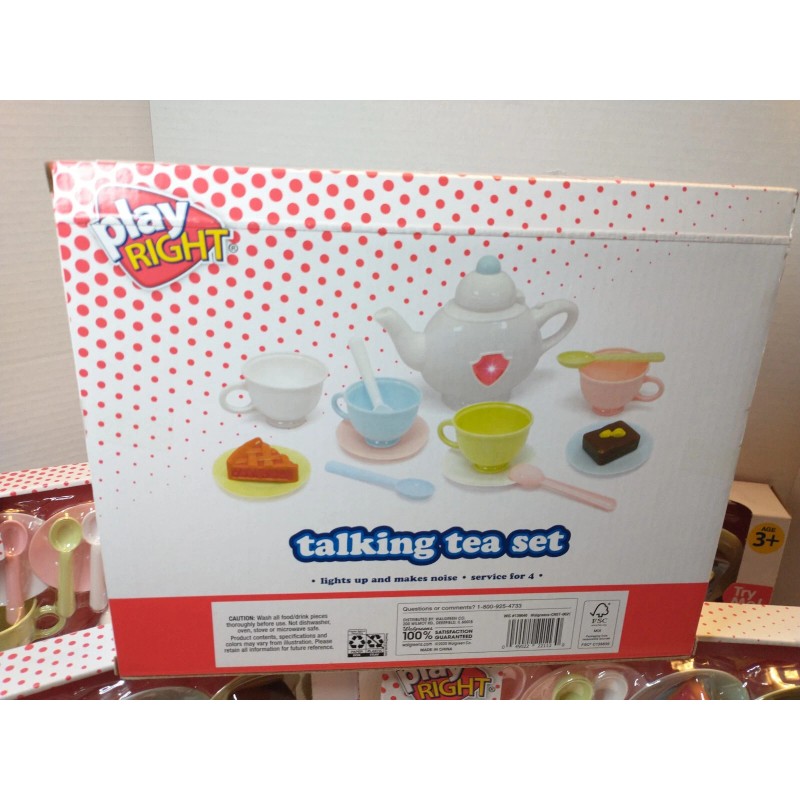 Play Right Tea Set 15 pieces - Age 3+ PLAY