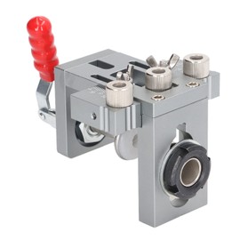 LOCADENCE Self Centering Doweling Jig, Accurate Dowel Jig Kit, Dowel Jig Drill Hole Guide Locator, Aluminium Alloy Drilling Tool Set Kit for Woodworking