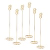 6pcs Metal Wedding Table Numbers Rust Prevention Thickened Tall Table