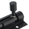 ZEONHAK 6 PCS 4 Inch Black Door Bolt, 100mm Tower