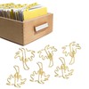 Small Paper Clips, 50PCS Gold Paperclips Cute Palm Tree Shaped