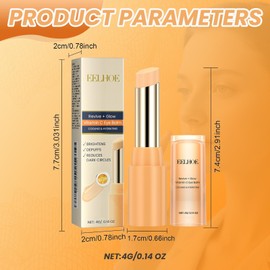 Vitamin C Eye Care Pen, Revive Glow Vitamin C Eye Balm, Hydrating Eye Cream, Anti-Ageing, Anti Wrinkles and Dark Circles, Reduces Swelling, for All Skin Types