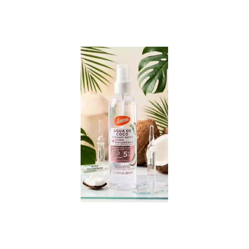 Agua De Coco Con Ácido Hialurónico Jaloma 250 ml