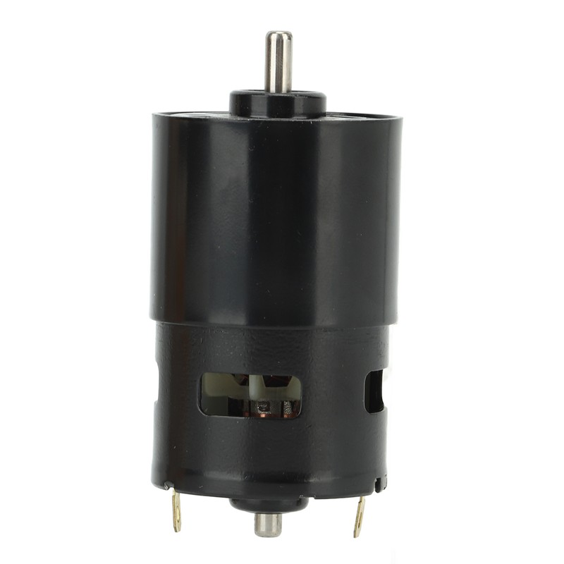 High Torsion DC Motor 12000RPM Round Shaft Fast Speed Red